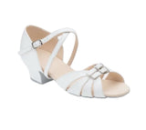 Girl's Latin White Dance Shoes