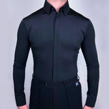Black Dance Shirt for Men
