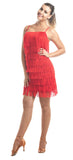 Red Fringe Dress