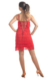 Red Fringe Dress