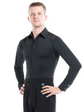 Black Dance Shirt for Men
